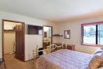 Mammoth Condo Rental Snowflower 37 - Comfortable Master Bedroom with a Queen Size Bed